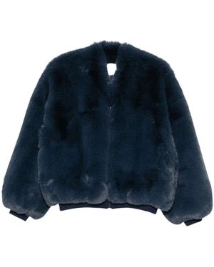 Frankie Shop Jassen ,Blauw ,Faux Fur & Shearling Jassen