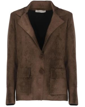 D.exterior Jassen ,Bruin ,Wol Wolmix Blazer