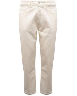 CYCLE Jeans ,Wit ,Katoen Lucky Carrot Ankle Distressed Garment Dyed - Naturel