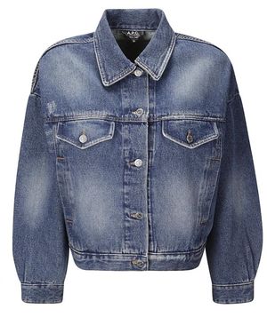 A.P.C. Denim Jackets - Azul