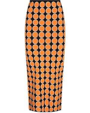 Sportmax Midi Skirts - Naranja