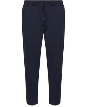 Brunello Cucinelli Broeken ,Blauw ,Katoen French Terry Broeken