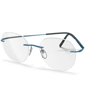 Silhouette Glasses - Blue
