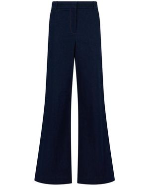 Veronica Beard Wide Jeans - Blue