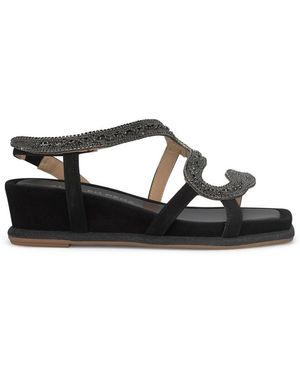 Alma En Pena. Wedges - Black