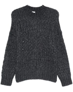 Eleventy Round-Neck Knitwear - Gris