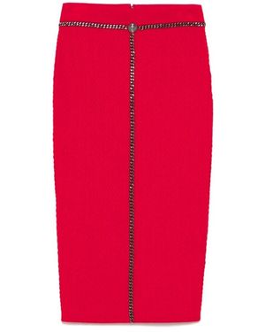 Elisabetta Franchi Midi Skirts - Rosso