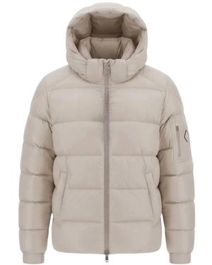 Herno Steppdaunenjacke Mit Kapuze - Grau