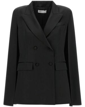 Federica Bonifaci Ponchos - Black