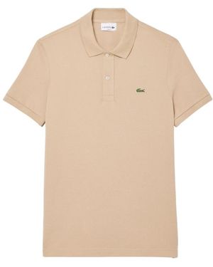 Lacoste Tops ,Katoen Polo - Naturel