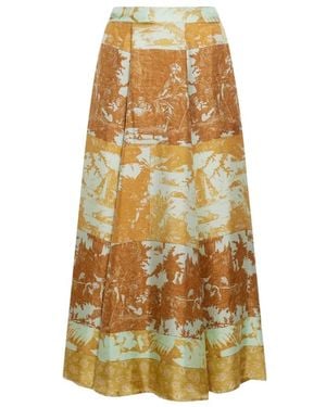 Pierre Louis Mascia Midi Skirts - Metallizzato