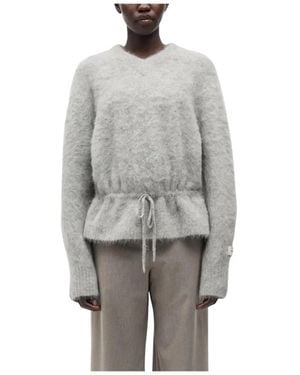 Samsøe & Samsøe V-Neck Knitwear - Gris