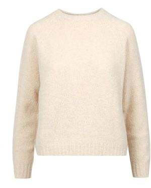 Weekend by Maxmara Round-Neck Knitwear - White