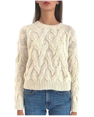Roy Rogers Rundhals-Strickware - Natur