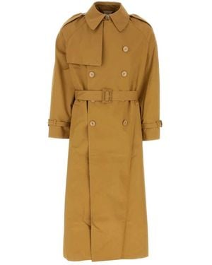 Vetements Trench Coats - Natural