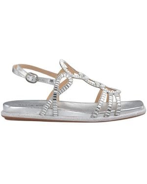 Alma En Pena. Flat Sandals - Metallic