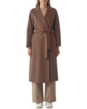 Max Mara Belted Coats - Marrón