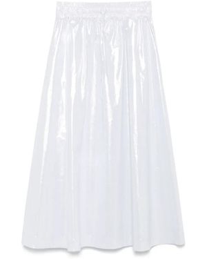 D.exterior Maxi Skirts - White