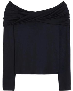 Max Mara Long Sleeve Tops - Azul