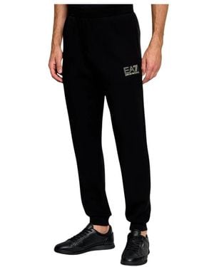 EA7 Logo-Sweatpants - Schwarz