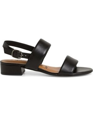 Tamaris Flat Sandals - Black