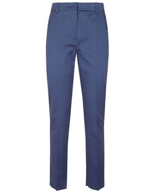 Max Mara Stretch-baumwoll-gabardine-zigarrenhose,stretch-baumwoll-gabardine zigarrenhose - Blau