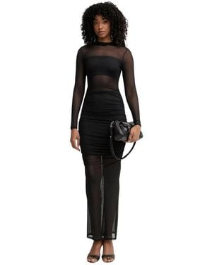 Guess Rikki Maxikleid - Schwarz