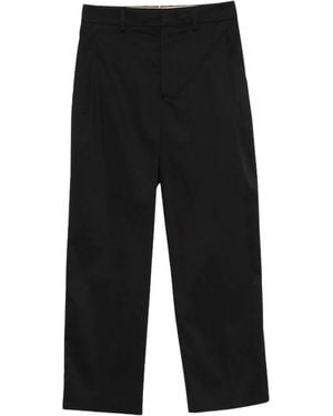 Berwich Straight Trousers - Black