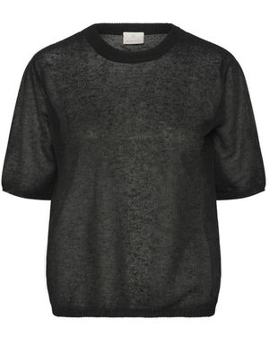 Kaffe Round-Neck Knitwear - Zwart