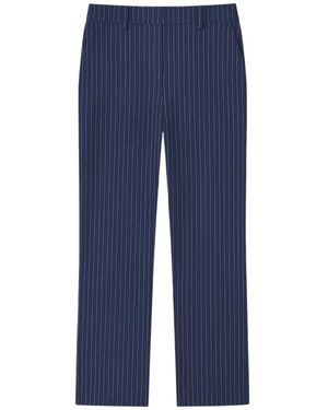 2-Biz Straight Trousers - Blue