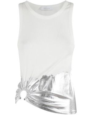 Rabanne Sleeveless Tops - Bianco