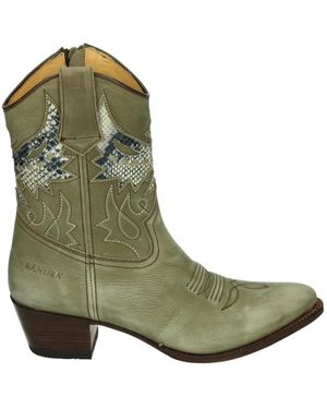Sendra Western Dameslaars - Grün