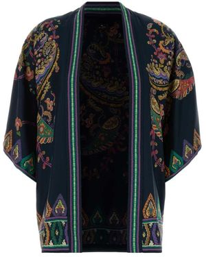 Etro Overhemden ,Veelkleurig ,Cape - Zwart