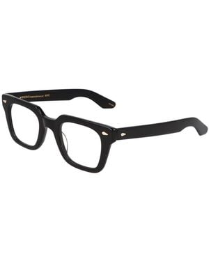 Moscot Vierkante Acetaatbril Grober - Zwart
