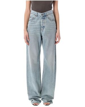 Saint Laurent Wide Jeans - Blue