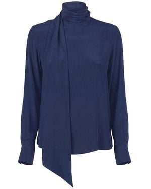 Ottod'Ame Overhemden ,Blauw ,Blouses