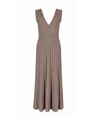 D.exterior Midi Dresses - Brown