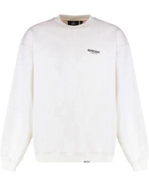 Represent Felpa 100% Cotone - Wit
