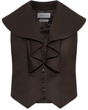 McQueen Suit Vests - Negro
