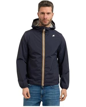 K-Way Jassen ,Blauw ,Katoen Coats