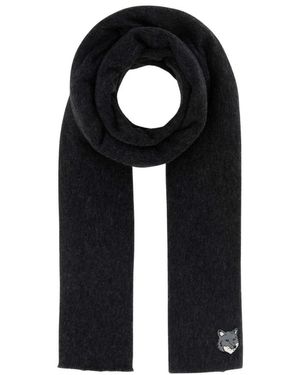 Maison Kitsuné Winter Scarves - Nero