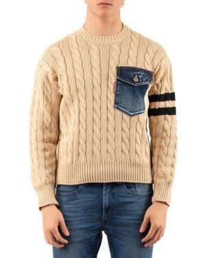 DSquared² Round-Neck Knitwear - Blue