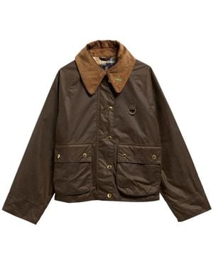Barbour Jassen ,Bruin ,Katoen Modern Spey Wax Jacket