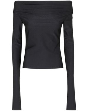 ANDAMANE Long Sleeve Tops - Bleu