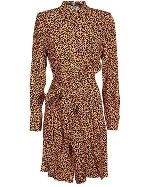 KARL LAGERFELD Viscose Dress - Brown