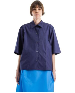 Sofie D'Hoore Overhemden ,Blauw ,Katoen Biscay Shirt