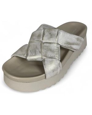 Patrizia Bonfanti Star Geborsteld Slipper Sandalen Zilver - Grijs