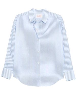 MC2 Saint Barth Pamplona Seersucker Shirt - Blauw