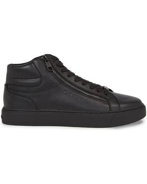 Calvin Klein Lace-Up Boots - Black