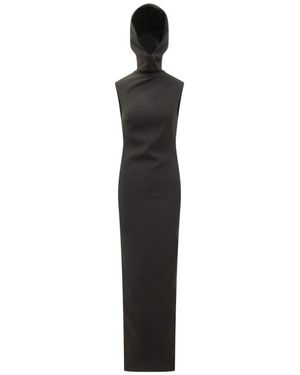 Monot Kleedjes ,Zwart ,Hooded Jurk